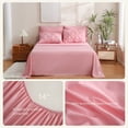 thumbnail image 5 of Sheet&Joy 7 Pieces Pinch-Pleated Comforter Set, Pink King Size, 5 of 8