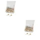 thumbnail image 4 of Colgadores para cuadros Toystoory ganchos para marco de fotos colgantes de doble cabeza Kit de alfileres de joyería 25 Piezas redondas 2Conjunto, 4 of 6