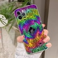 thumbnail image 1 of Funda de teléfono de arte psicodélico colorido para iPhone 8, 7, 6, 6S Plus, X, SE, 2020, XR, XS, 14, 11, 12, 13, Mini Pro Max, 1 of 3