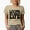 Tan, variant on Living My Best Life, Groovy Retro Wavy Text Merch Gift, Tan T-Shirt, Small