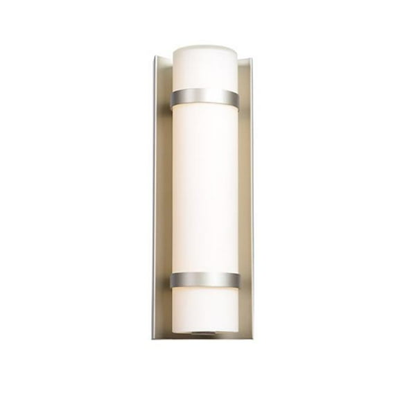 Accesslighting 20067LEDD-BS-OPL 640 Lumens Cilindro LED Lampe Murale ADA en Acier Brossé