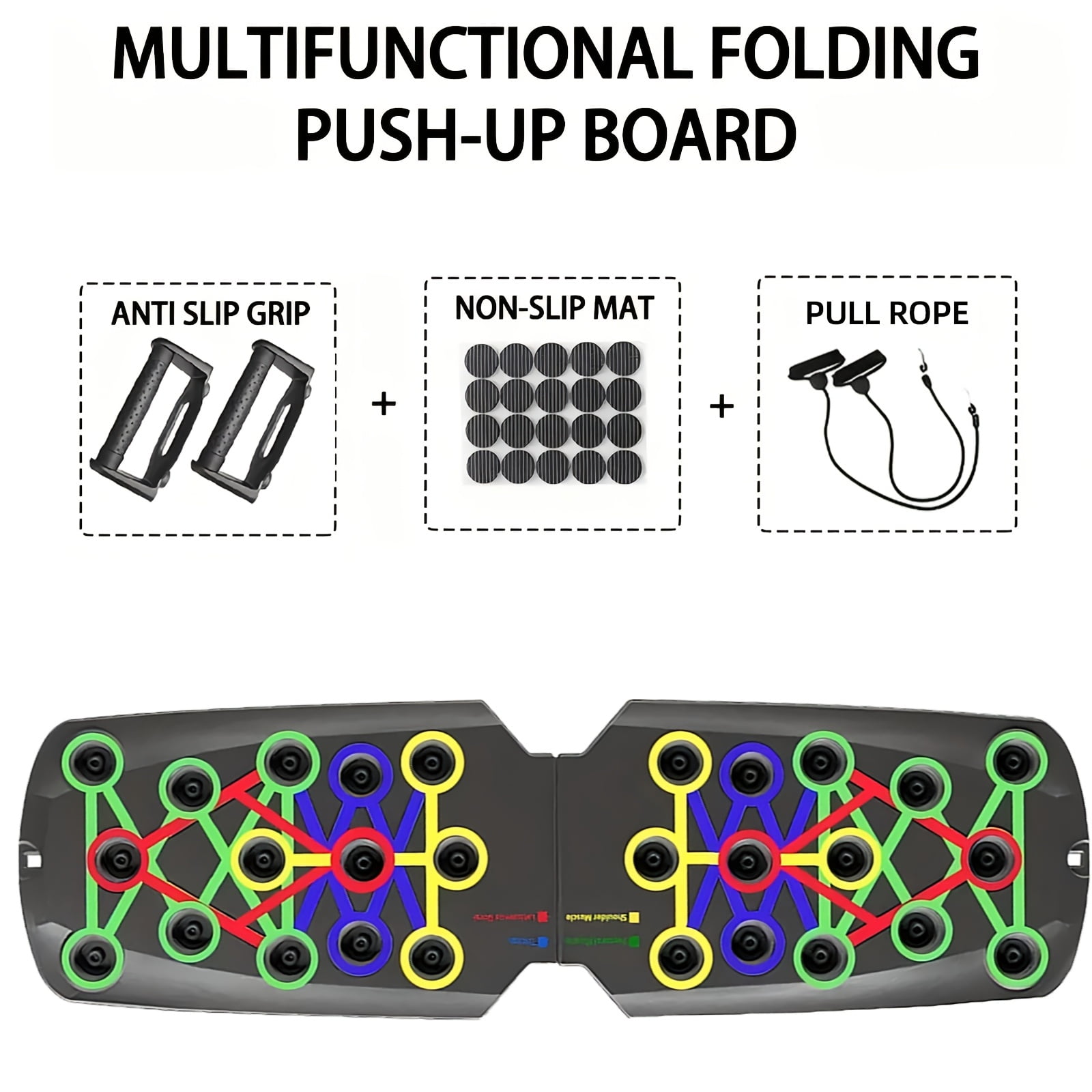 Link 12-in-1 Multi-functional Push Up Rack Board System with