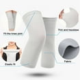thumbnail image 4 of Compression Knee Sleeve, Lightweight Brace for Everyday Knee Support, Breathable Fabric, 4 of 5