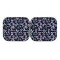 thumbnail image 7 of Xecao Love Butterflies for Foldable Car Sun Shades (2-Pack) offer sun protection with an easy-fold design for convenient windshield shading., 7 of 7