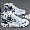 thumbnail image 4 of 2024 printemps automne Couple commerce transfrontalier garçons chaussures moyen grand haut blanc chaussures décontractées étudiant femmes chaussure pour enfants, 4 of 4