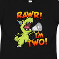 thumbnail image 4 of Inktastic Rawr I'm Two Dinosaur Boys or Girls Toddler T-Shirt, 4 of 5