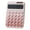 Pink, variant on Solar Powered 12Digit Portable Calculator Vibrantly Color Design Responsive Button Compactly for School Work