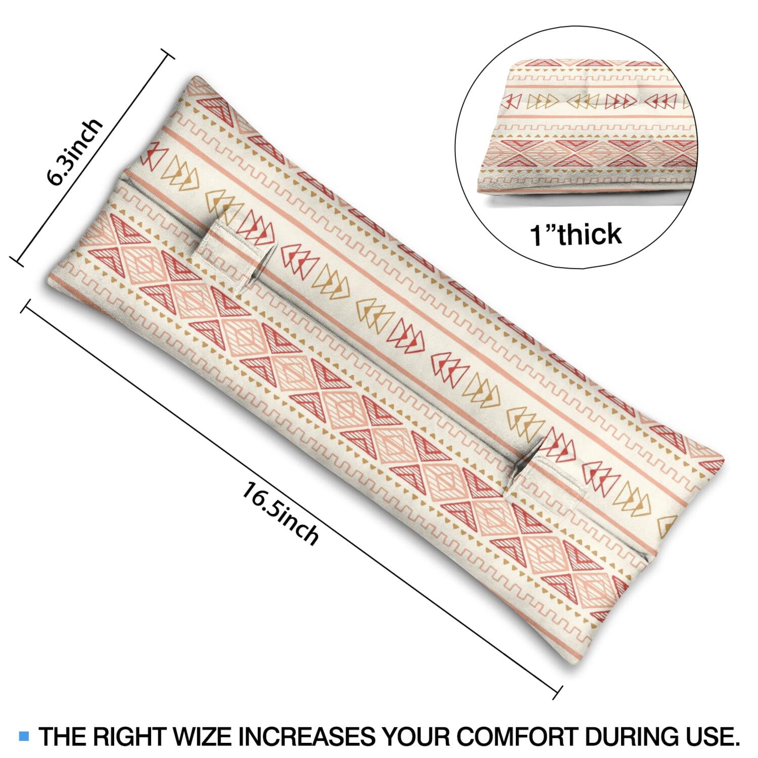 Post-Hysterectomy Seat Belt Pillow Abdominal Protection Cushion (Ethnic)
