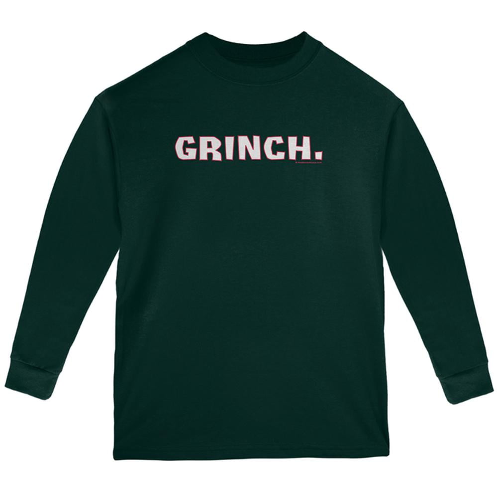 Christmas Grinch Youth Long Sleeve T 