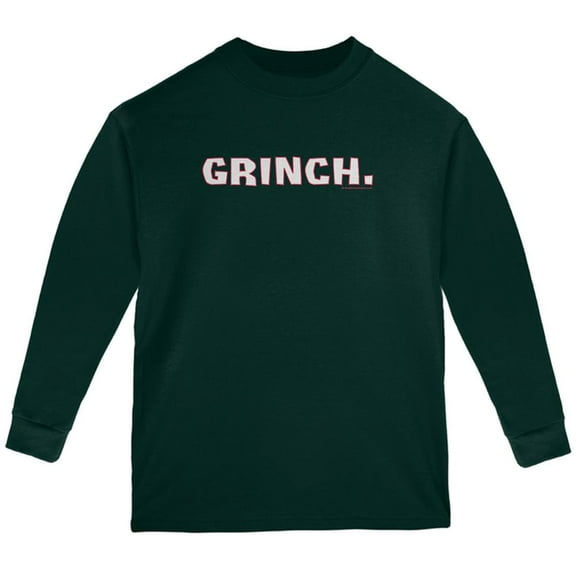 Christmas Grinch Youth Long Sleeve T Shirt