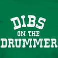 thumbnail image 3 of CafePress - Dibs On The Drummer T Shirt - Women's Traditional Fit Dark T-Shirt, 3 of 4