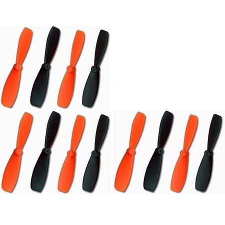 HobbyFlip Ultra Durable 55mm Propeller QR Ladybird-Z-01 Compatible with Extreme Fliers Micro Drone 2.0 3 Pack
