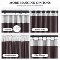 thumbnail image 5 of NICETOWN Blackout Velvet Curtains for Bedroom, Energy Saving Heat Blocking Drapes for Living Room, Elegant Thick Velvet Window Panels for Privacy Protection, Dusty Rose Pink, W52 x L84, Set of 2, 5 of 7