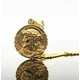 thumbnail image 3 of Collar LINLINCHIC chapado en oro de 18 quilates con moneda de Jesús para hombre y mujer, 3 of 4