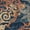 Blue/Orange, variant on SAFAVIEH Evoke Keith Damask Distressed Area Rug, Blue/Orange, 8' x 10'