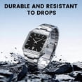 thumbnail image 5 of SKMEI Watches for Men Fashion Business Mens Watch Analog Quartz Big Face Luxury Classic Stainless Steel Waterproof Luminous Wristwatch, 5 of 8