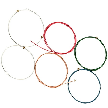 6 Pcs Guitar Strings Accessory Folk Supply Accessories Guitars Ukulele Classical Parts