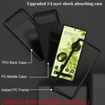 thumbnail image 3 of Xhy Google Pixel 6 Pro Case 6.7" Heavy Duty Hard Shockproof Armor Protector phone Case Cover with Belt Clip Holster (Black), 3 of 8
