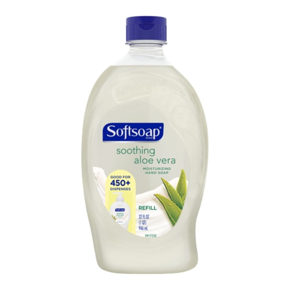 Softsoap Moisturizing Liquid Hand Soap Refill, Soothing Clean Aloe Vera - 32 fluid ounces (Pack of 1)