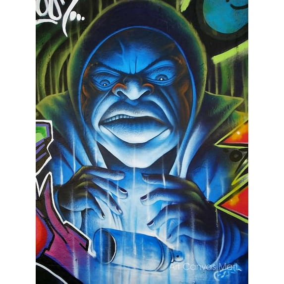 The Face Of Evil CANVAS or PRINT WALL ART