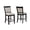 Gray, variant on 2pc Counter Height Dining Chairs, Look, Tan/beige Gray Upholstered, Footrest, Wooden Base For Room Style Chairs (2pc ), Wood Construction Area