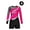 Hot Pink&Black, variant on Long Sleeve Gymnastics Leotard for Kids Girls Figure Skating Competition Bodysuit with Shorts Hair Band White&Black 8