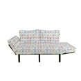 thumbnail image 2 of Colorful Futon Couch, Ornament Design Motifs Inca Mayan Cultures, Daybed with Metal Frame Upholstered Sofa for Living Dorm, Loveseat, Multicolor, by Ambesonne, 2 of 4