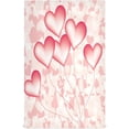 thumbnail image 2 of Soft Absorbent Reusable Kitchen Towels, Set of 6|28x18 in, Valentine's Day Red Hearts Dining Kitchen Living Room Tea Towels Dish Towels Decorative Towels, 2 of 7