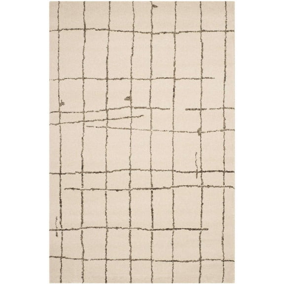 SAFAVIEH Tunisia Phipp Abstract Area Rug, Ivory, 4' x 6'