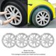 thumbnail image 3 of 4 Cubiertas De Rueda Con Tapacubos De 18 Pulgadas, Tapacubos De Cubierta De Llanta, Reemplazo De Tapa De Neumático ABS Para Modelo 3 2017 A 2023, Fácil Instalación, 3 of 7