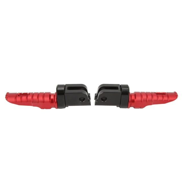 Reposapiés delantero de motocicleta CNC T6063, repuesto de aleación de aluminio para Benelli Leoncino 500 800, color rojo, 2 uds.