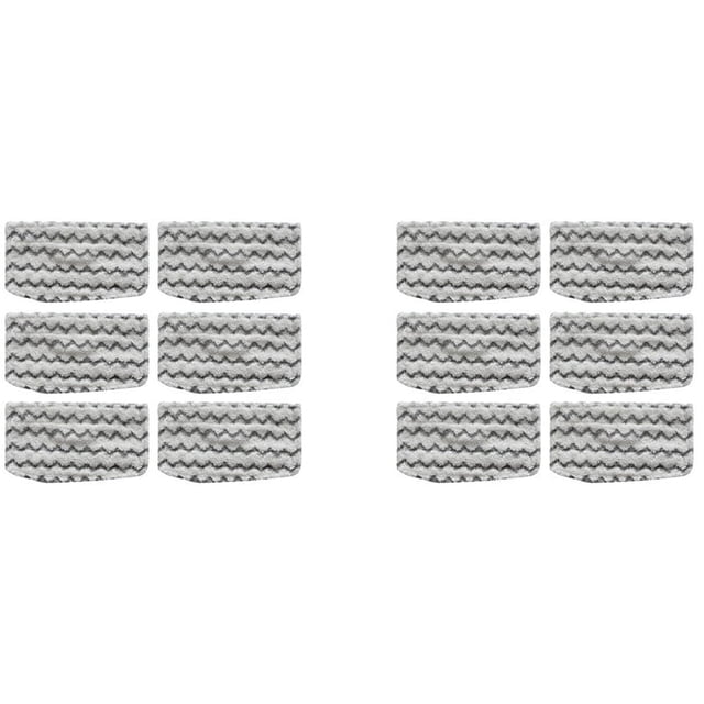 12PCS Mop Cloth Cleaning Cloth Mop Pad Washable Accessories Suitable for M11 D11 D01 M01 P2