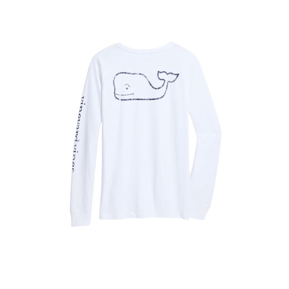 Remera de manga larga para hombre vineyard vines Vintage Whale