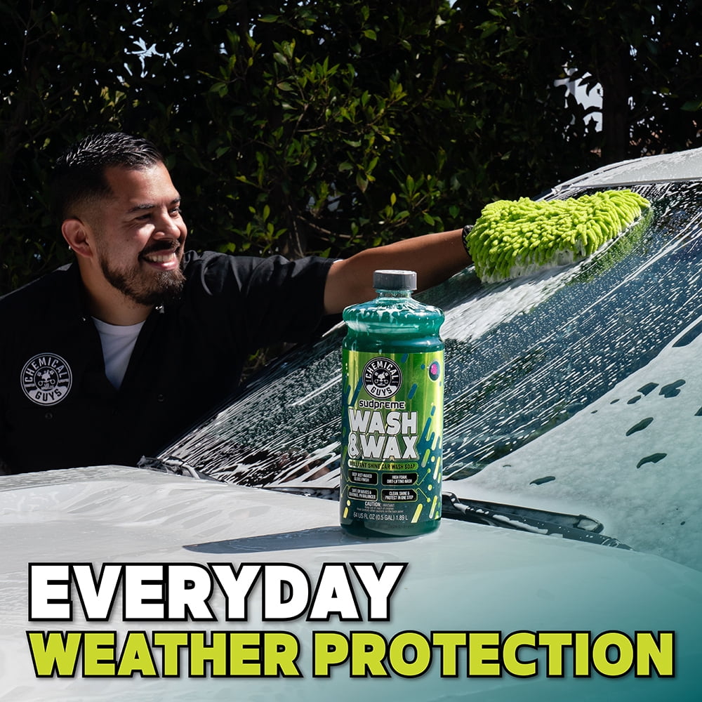 (2 pack) Chemical Guys Sudpreme Car Wash & Wax, Extreme Shine Foaming, 64oz
