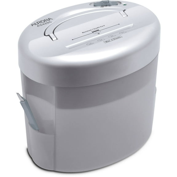 Aurora AS420C 4-Folded Sheet Cross-Cut Desktop Paper/Credit Card Shredder