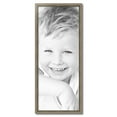 thumbnail image 2 of ArtToFrames 16" x 40" Silver Picture Frame, 16x40 inch Silver Wood Poster Frame (WOM-5023), 2 of 7