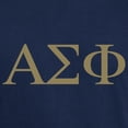 thumbnail image 3 of CafePress - Alpha Sigma Phi Greek Letters Gold T Shirt - Men's Classic Graphic Cotton T-Shirt, 3 of 4