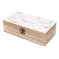 thumbnail image 6 of 7.9×2.3 In Wooden Boxes Durable Easy To Use Dustproof Prevent Slippery Delicate And Cabinet Elegant Thin Pastel Satin Ribbon Bow Pattern, 6 of 8