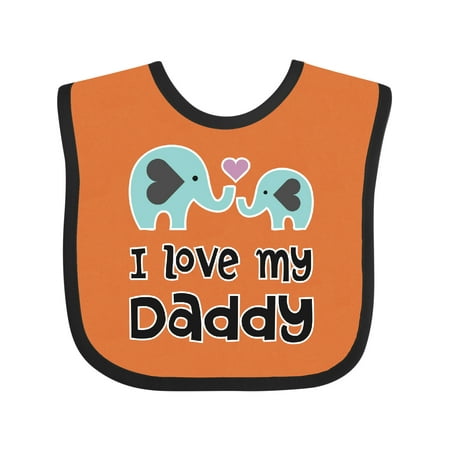 

Inktastic I Love My Daddy Gift Baby Boy or Baby Girl Bib
