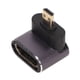 thumbnail image 4 of Adaptador de interfaz multimedia K Micro HD, convertidor de interfaz multimedia HD hembra H Dto Micro HD de 270 grados Convertidor de interfaz multimedia Micro HD a HD Materiales ecológicos, 4 of 9
