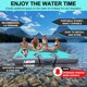 thumbnail image 2 of Inflatable Floating Dock Air Dock Platform, 6ft/8ft Non-Slip Inflatable Water Mat Floating Island Raft for Lake Pool Beach Ocean, 2 of 5