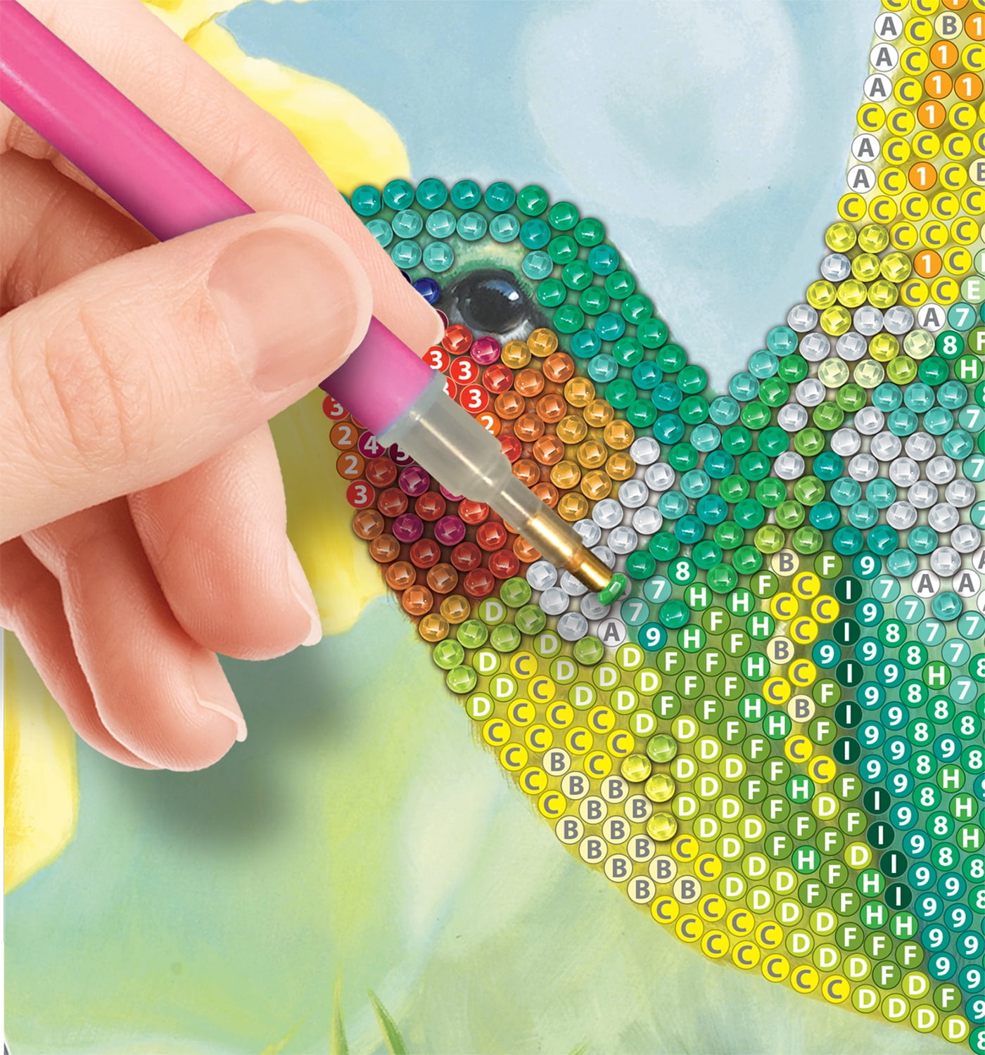 Timeless Creations Diamond Art Jewel by # Tropical Parrots 16 X 20 - Toys 4  U