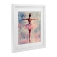 thumbnail image 2 of Stupell Industries Eclectic Elegant Ballet Dancer in Motion White Framed Print Under Glass, 13 x 13, by Creative Studio, 2 of 8