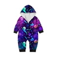 thumbnail image 2 of Matching Christmas Pajamas for Family Dreamy Ghost Family Matching Outfits, Family-oriented Christmas Pjs for Family for a Cohesive Family Look (Purple), 2 of 4