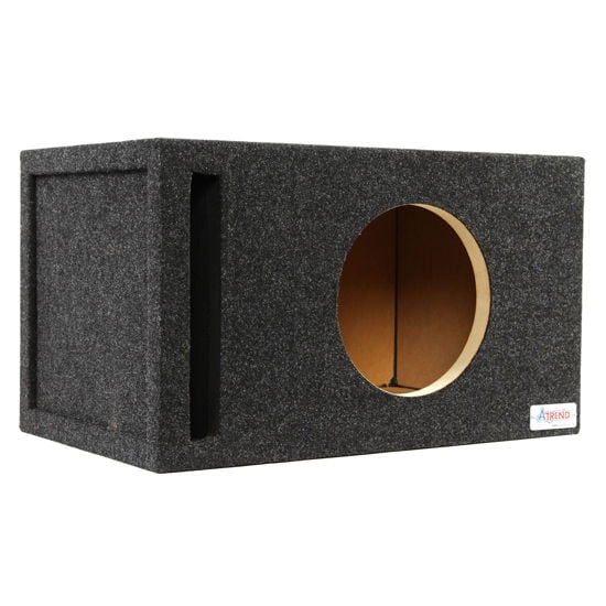 Atrend 10w7 Ported Enclosure 10w7sv 10 Single Vented Enclosure With 1 Baffle For Jl Audio 10w7 Subwoofers Walmart Com