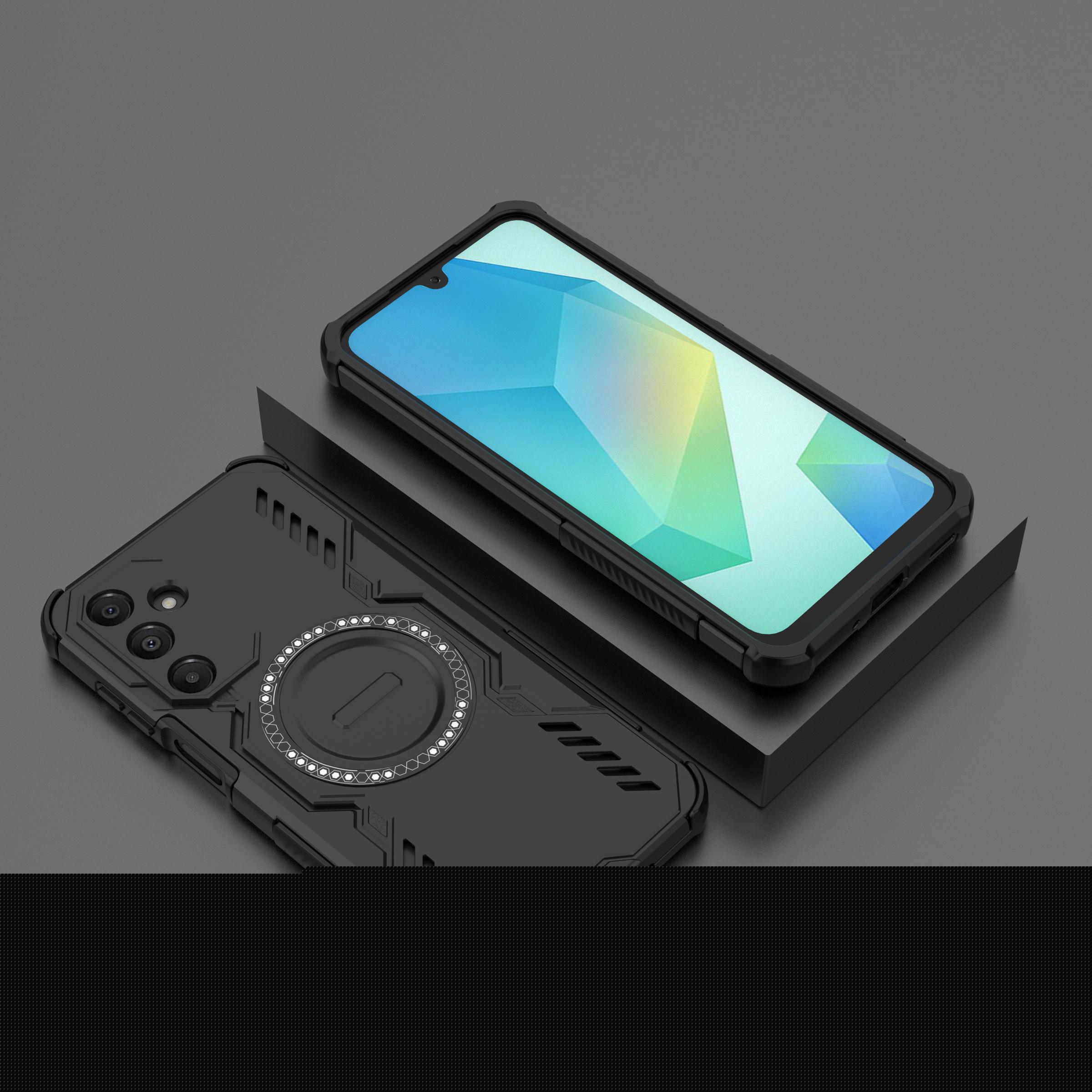 thumbnail image 4 of For Samsung Galaxy A37 Magnetic Phone Case,Military-Grade Drop Protection,Compatible with Mag-Safe,Heavy Duty Tough Rugged Shockproof Dropproof Grip Armored Slim Phone Case Cover,Black, 4 of 9