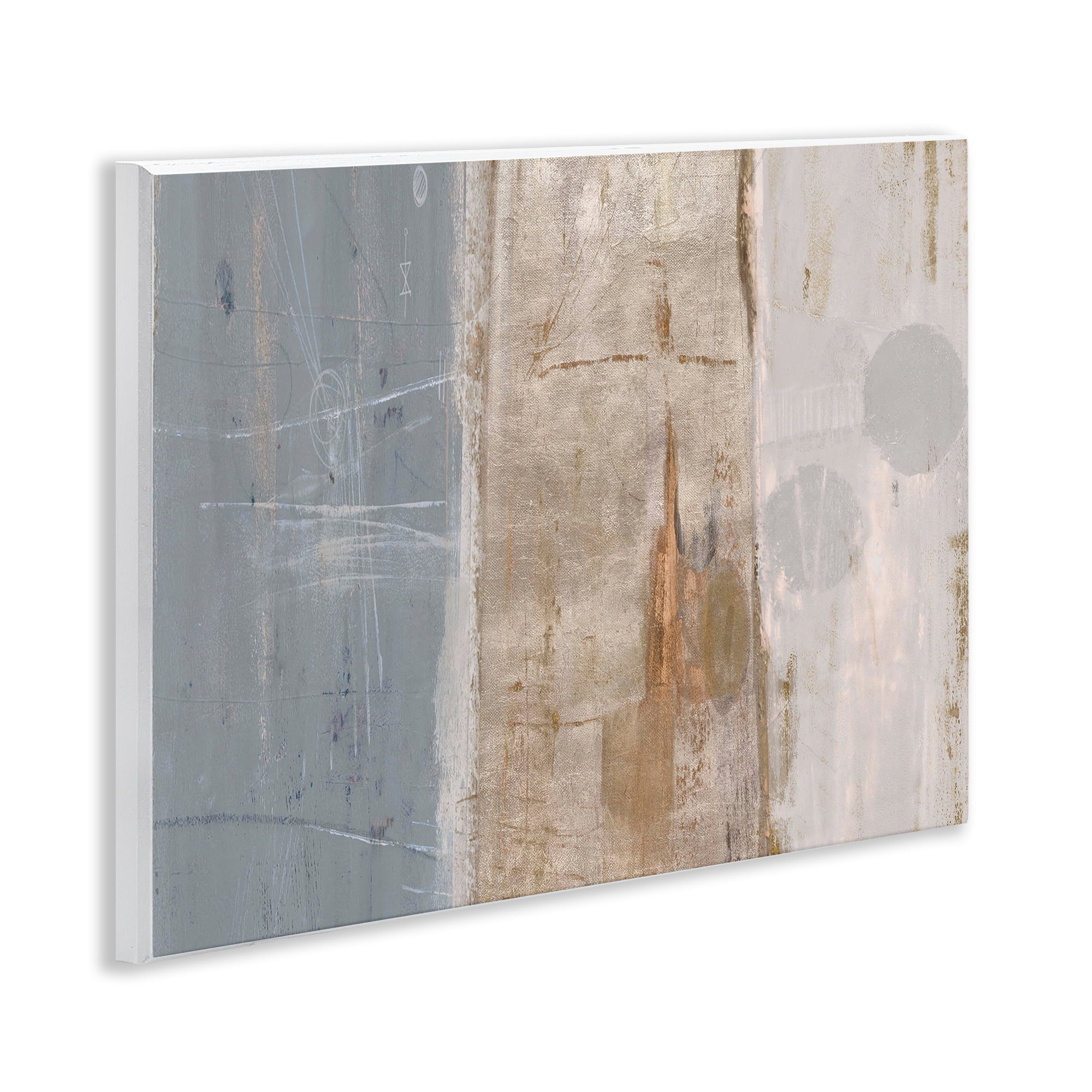 Stupell Industries Tunnel Vision Abstraction Abstract Painting Unframed Art Print Wall Art, 14 x 11