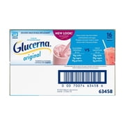 Glucerna Original Diabetic Protein Shake, Strawberry, 16 Count