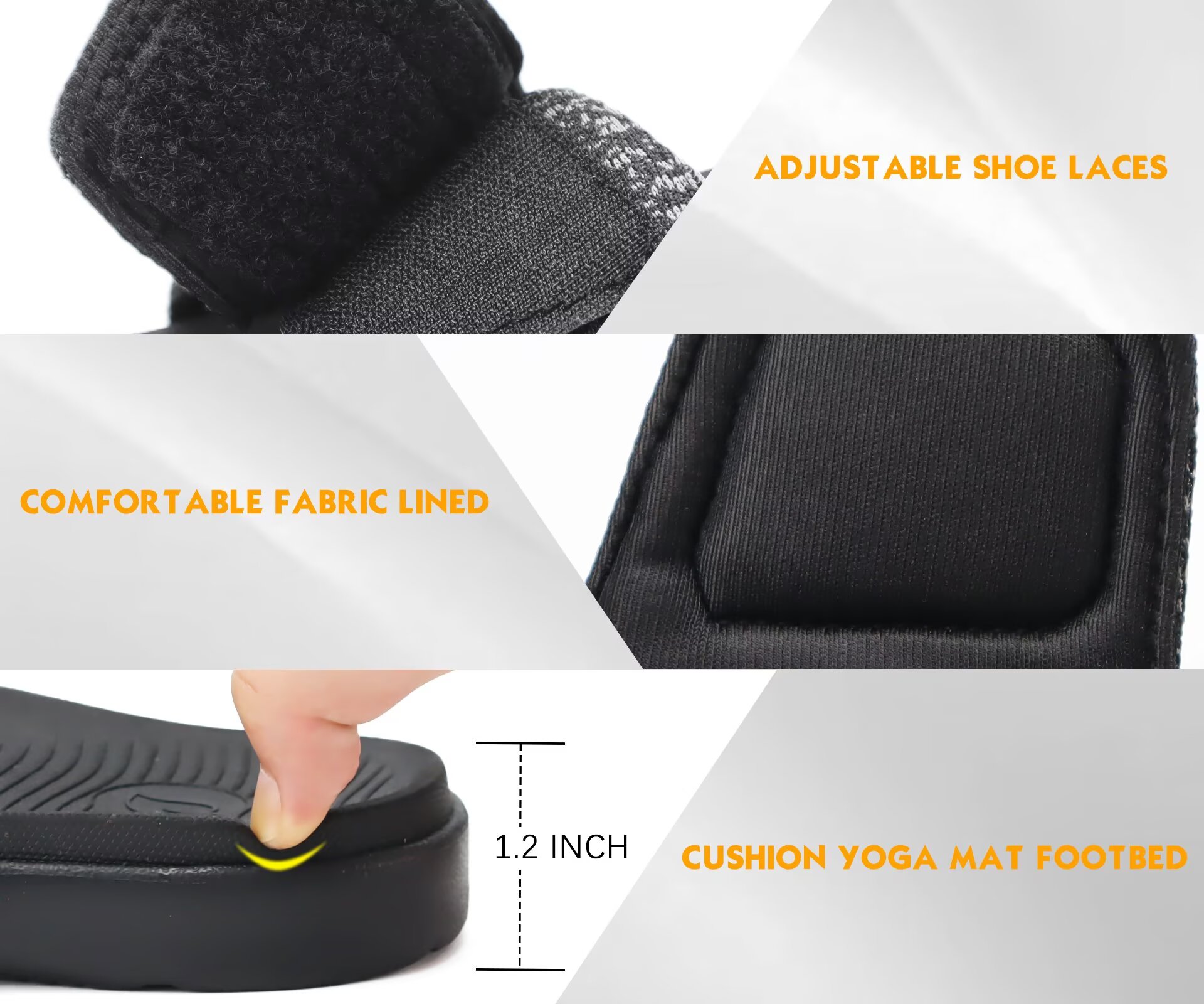 ONCAI Men's Orthotic Arch Support Slides photo 6