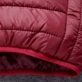 thumbnail image 3 of LEEYNEER Men‘s Packable Down Jacket Thick Warm Lightweight Hooded Puffer Coats Full Zip Insulation Vitality Mens Cotton padded Jacket Coats, 3 of 5